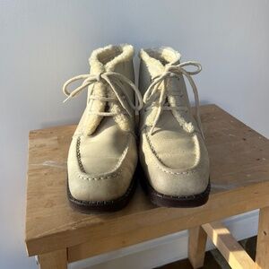 Vintage Bally Shearling Winter Boots